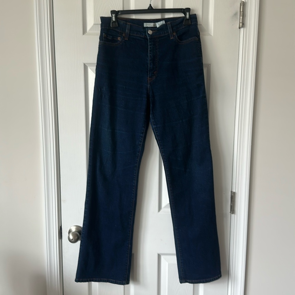 Vintage Levi’s 512 boot cut perfectly slimming denim blue jeans women 8M